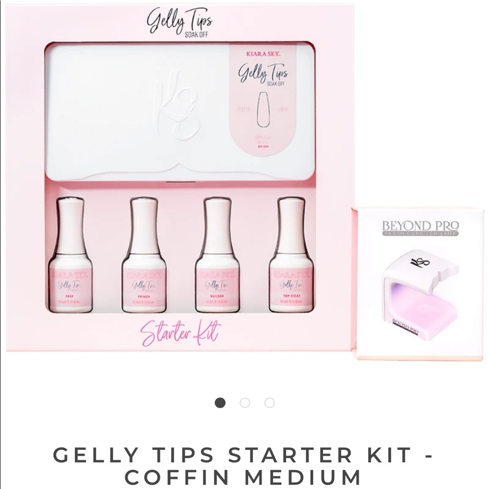 Kiara Sky Gelly Tips Starter Kit+Glitters